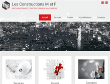 Tablet Screenshot of mfconstructions.com